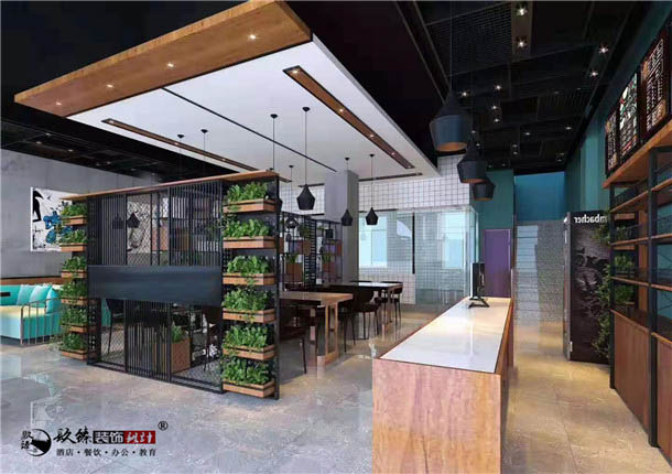 中宁雅食餐厅设计|提升了店内整洁感和高品质